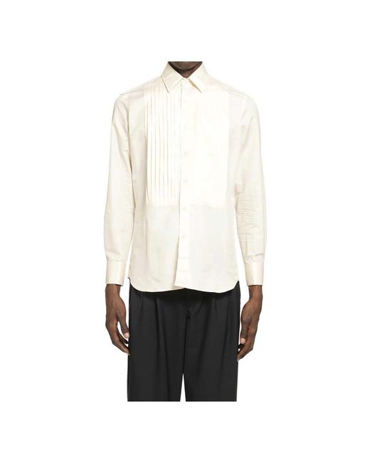 Lardini Camicia Soirée in het White voor heren