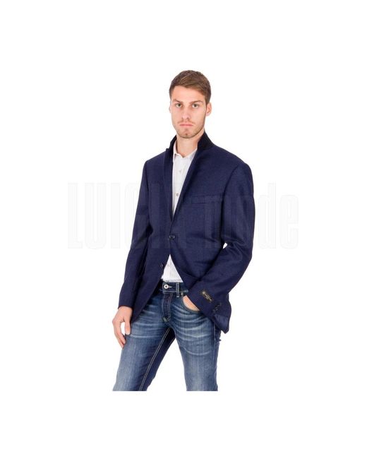 Blazers Corneliani de hombre de color Blue