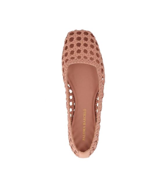 Paloma Barceló Pink Ballerina Shoes