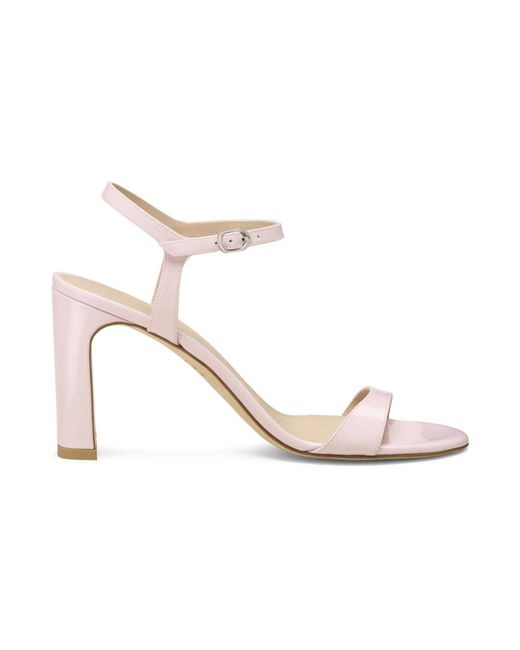 Stuart Weitzman White High Heel Sandals