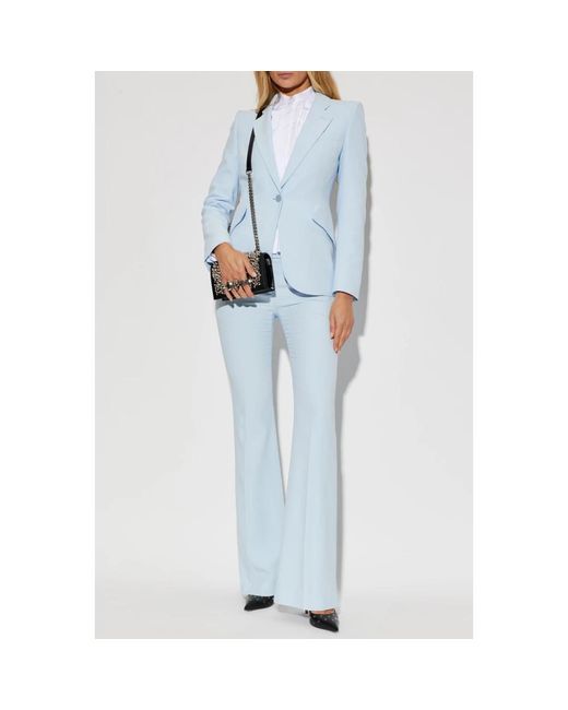McQueen Overhemden ,Wit ,Katoen Katoenen Overhemd in het White