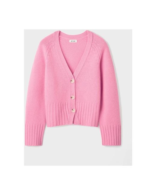Cardigans Soft Goat en coloris Pink