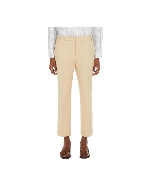 Weekend by Maxmara Natural Cropped Trousers