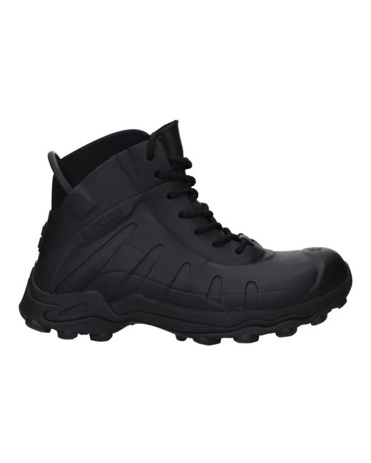 Givenchy Black Lace-Up Boots for men