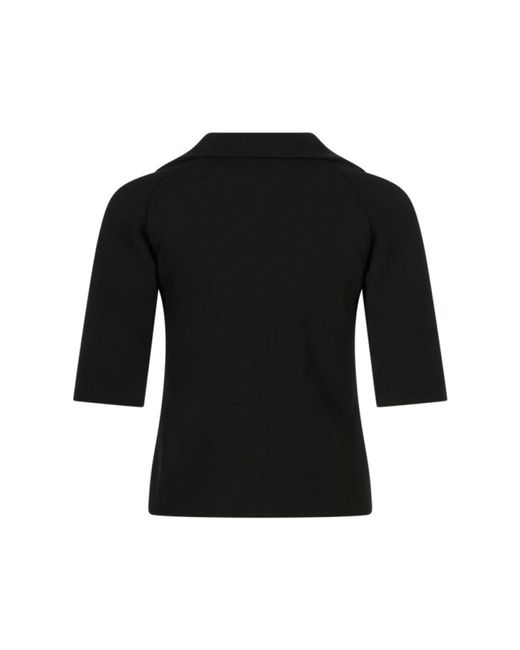 Jil Sander Black Polo Shirts