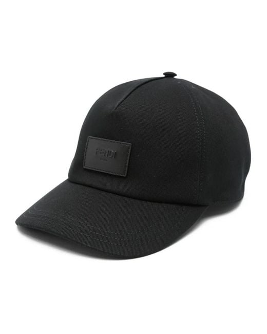 Fendi Black Hats & Caps