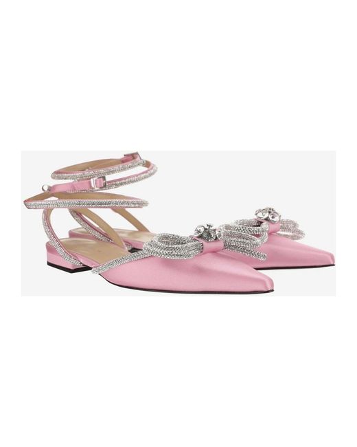 Mach & Mach Pink Ballerina Shoes