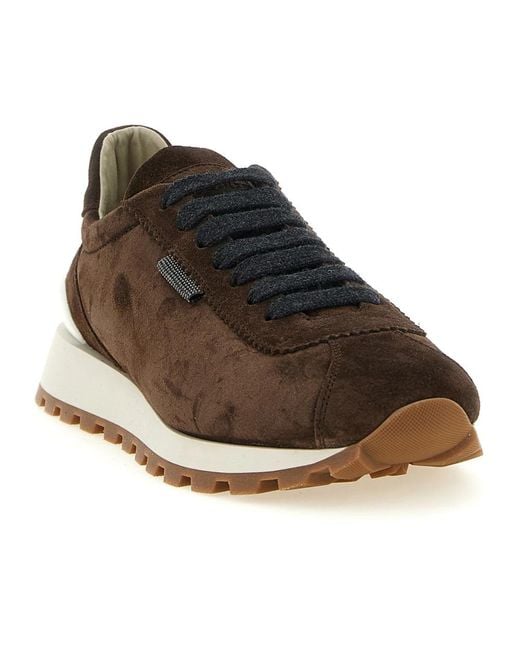Brunello Cucinelli Brown Sneakers