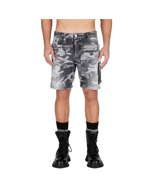 DSquared² Blue Casual Shorts for men