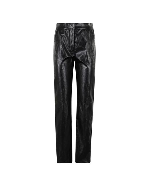 FEDERICA TOSI Gray Straight Trousers