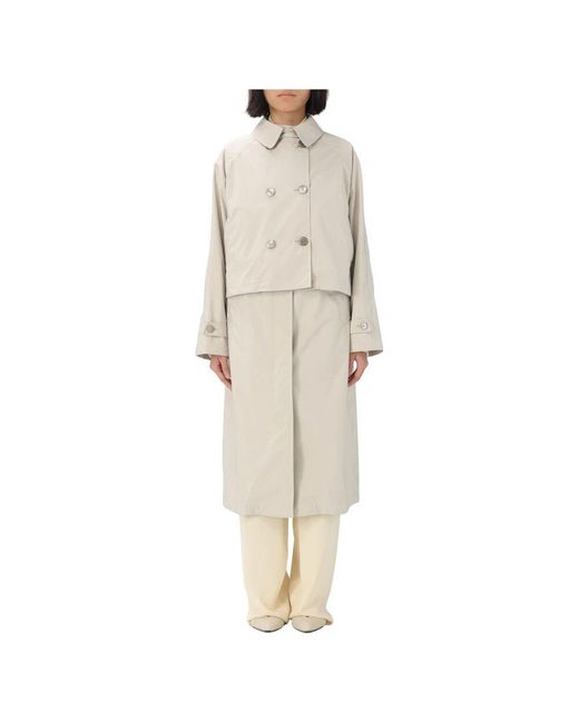 Moorer Natural Stylischer Trenchcoat Salya-St2
