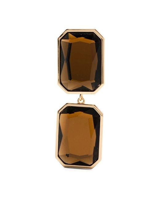 Earrings di Self-Portrait in Brown