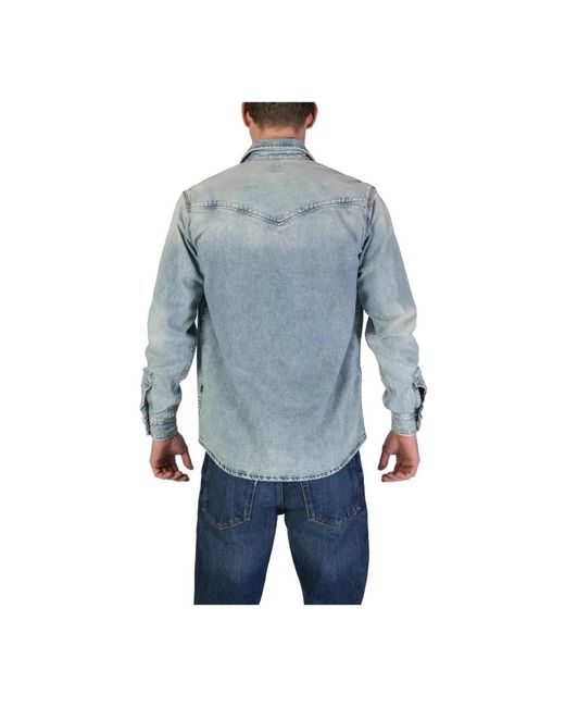 HUGO Klassisches Denim-Hemd Für Männer in Blue für Herren