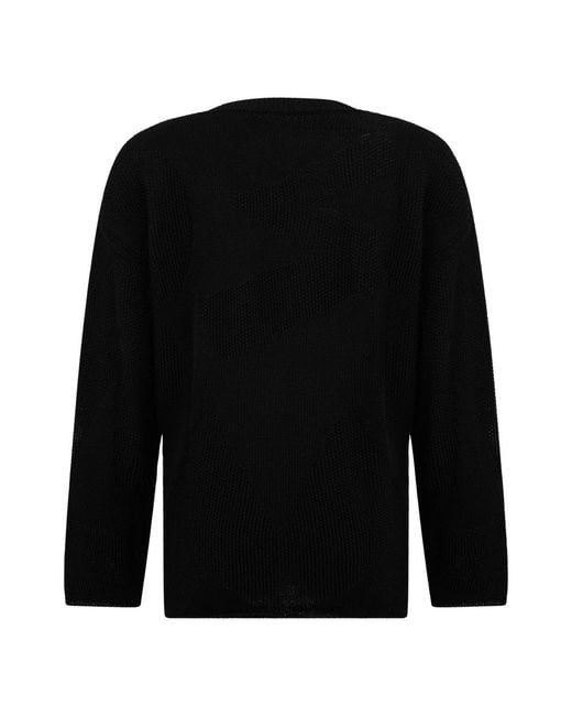 Moorer Black Pullover Mit V-Ausschnitt