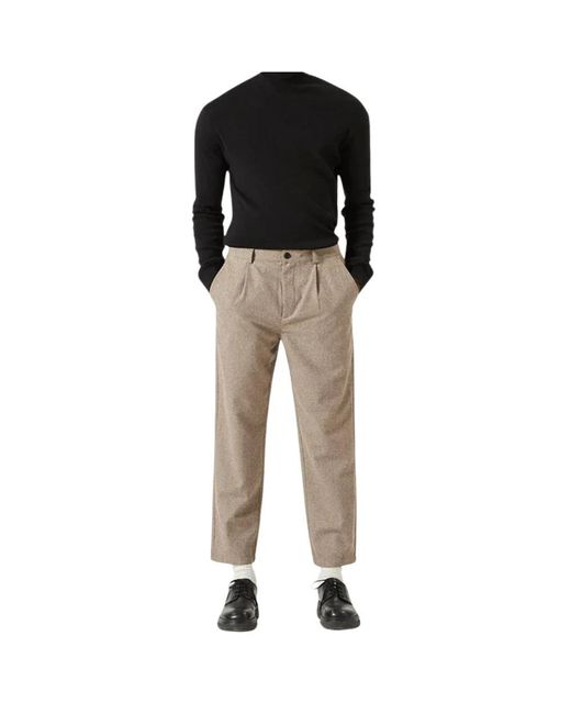 Minimum Black Straight Trousers for men