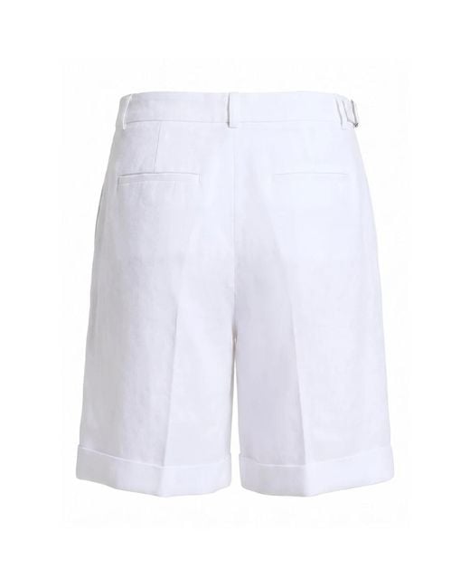Peserico White Short Shorts