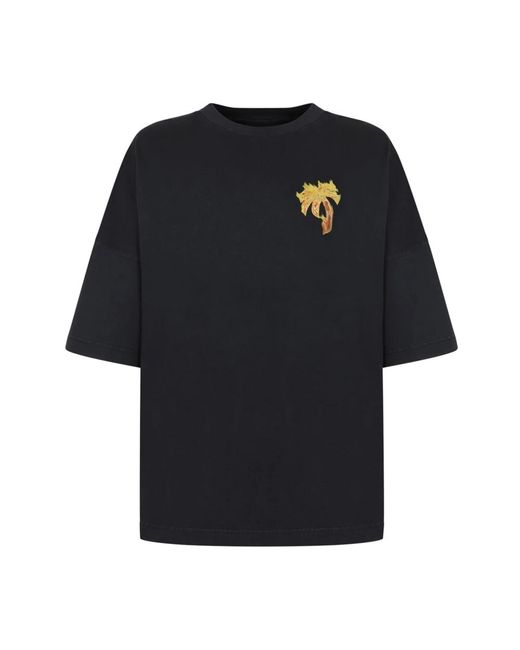 Palm Angels Black T-Shirts for men