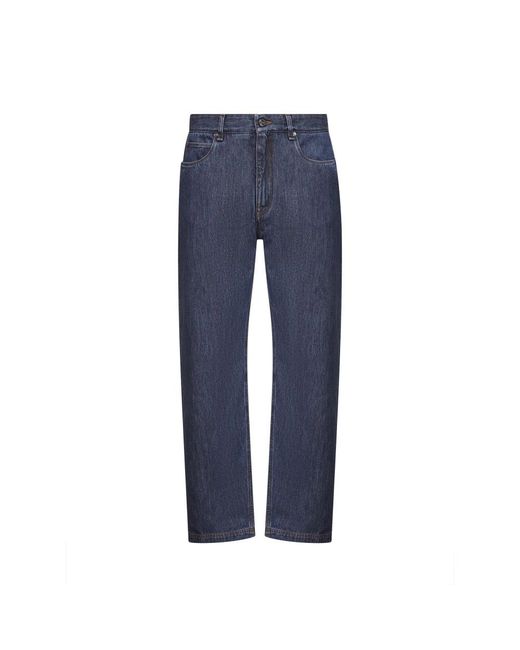 Fendi Long Jeans in het Blue voor heren
