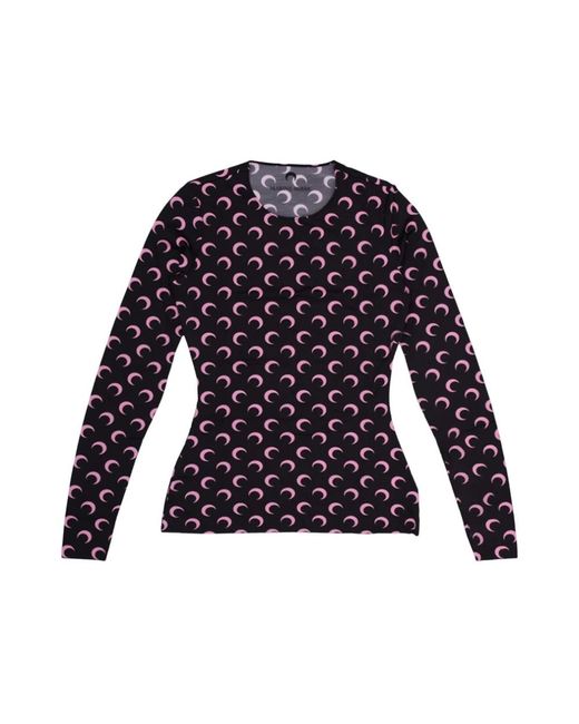 Long Sleeve Tops di MARINE SERRE in Black