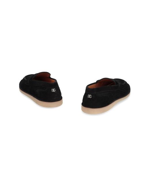 Dolce & Gabbana Black Loafers for men