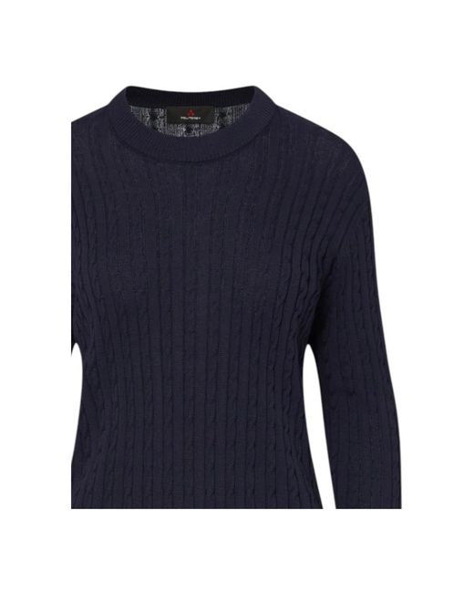 Peuterey Blue Round-Neck Knitwear