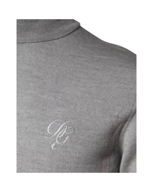 Dolce & Gabbana Turtlenecks in het Gray voor heren
