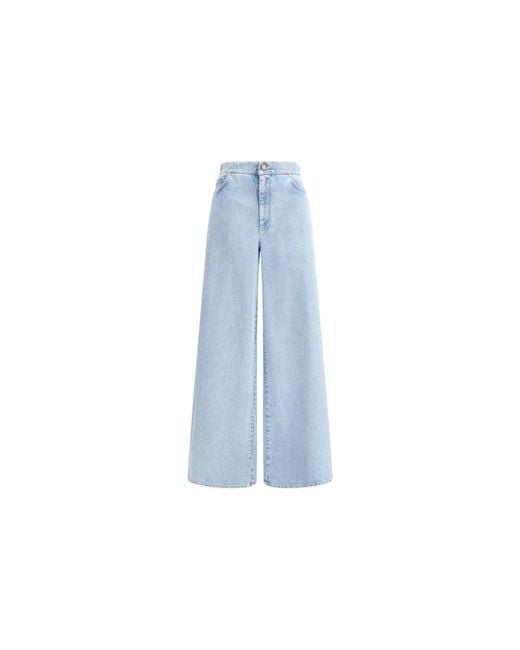 Max Mara Blue Wide Jeans