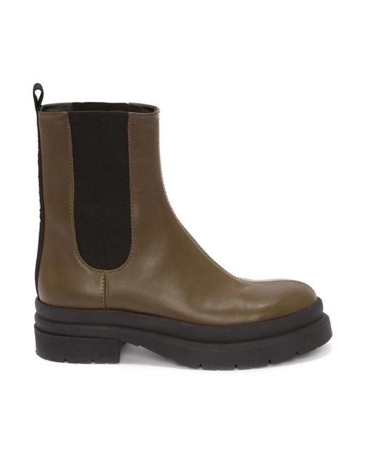 J.W. Anderson Brown Chelsea Boots