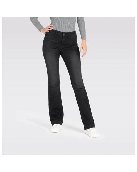 Boot-Cut Jeans di M·a·c in Black
