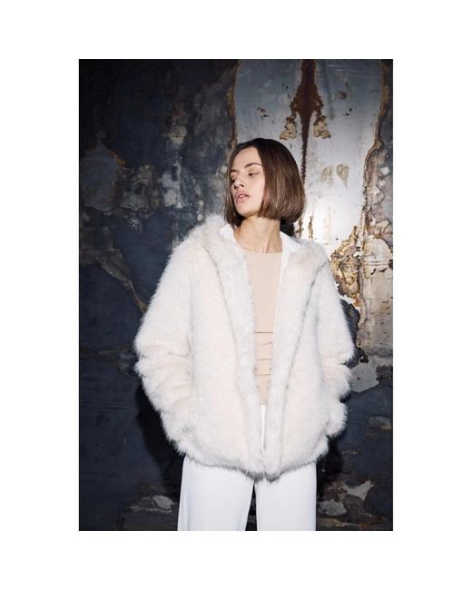 Notyz Natural Faux Fur & Shearling Jackets