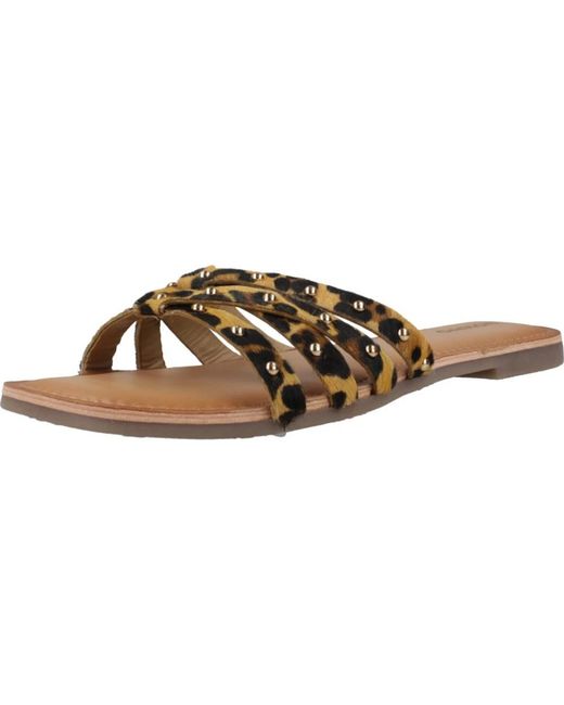 Gioseppo Schoenen ,Veelkleurig ,Sabelle Sandal Slippers in het Brown