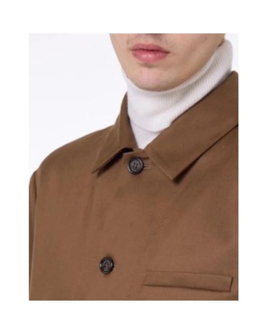 Paolo Pecora Brown Light Jackets for men