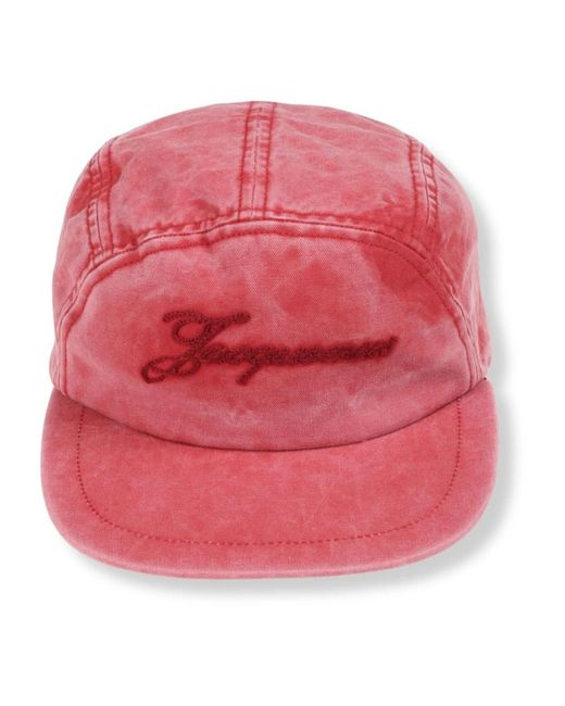 Jacquemus Gardian Cap in het Red voor heren