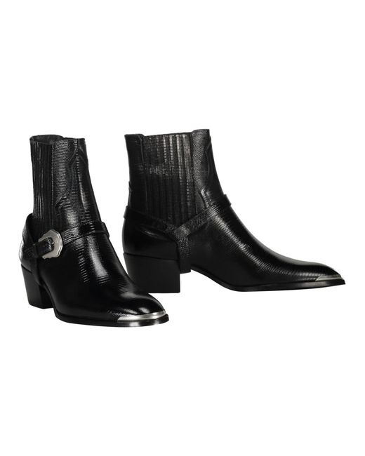 Celine Cowboy Boots in Black for Men | Lyst