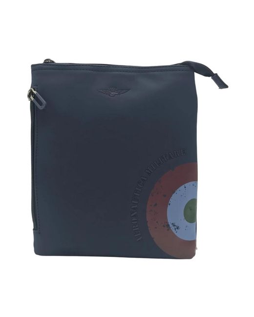 Cross Body Bags di Aeronautica Militare in Blue da Uomo