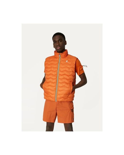 K-Way Orange Vests for men