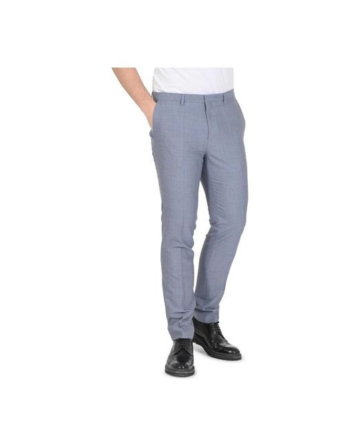 HUGO Blue Suit Trousers for men