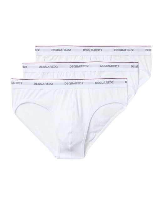 DSquared² White Bottoms for men