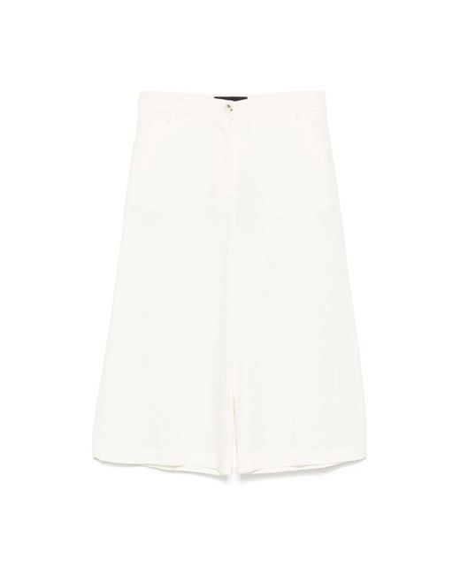 Pinko White Weiße Bermuda-Shorts Für Frauen