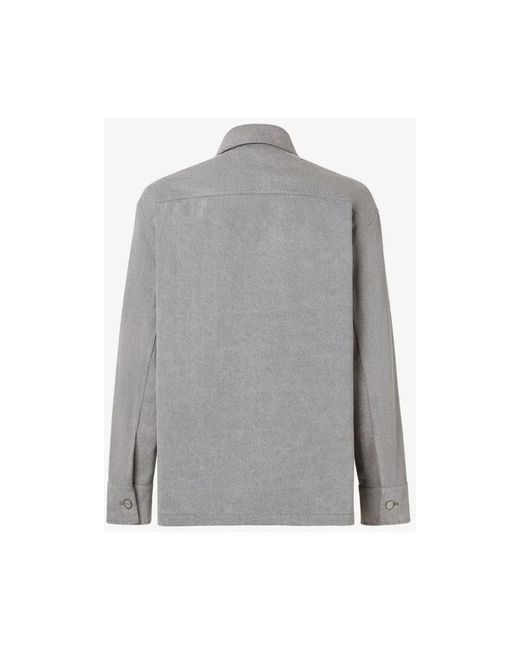 Fendi Gray Light Jackets for men