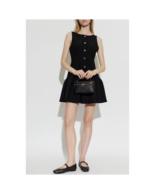 Michael Kors Black Ärmelloses Kleid