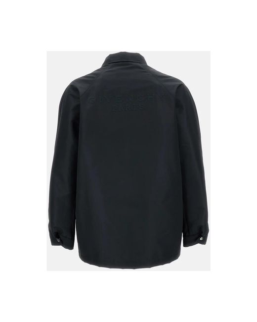 Givenchy Couture Seam Polyfaille Jacket in het Blue voor heren
