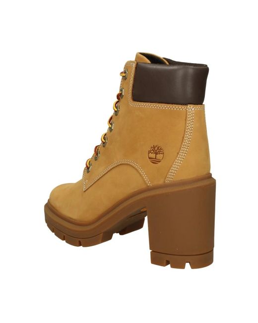 Timberland Brown Heeled Boots