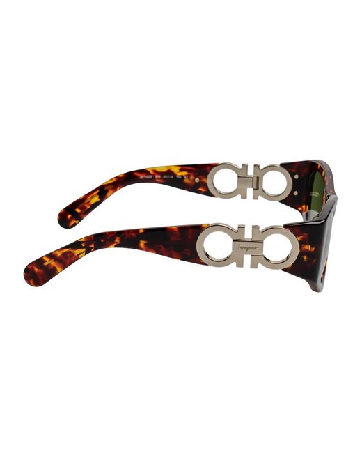 Ferragamo Brown Sunglasses