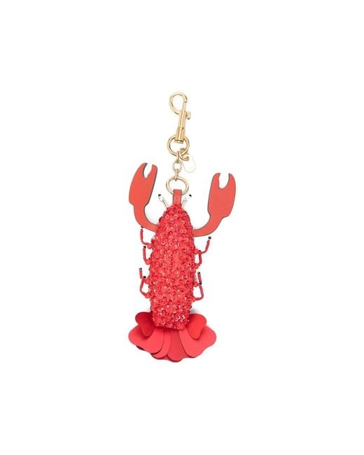 Anya Hindmarch Red Keyrings