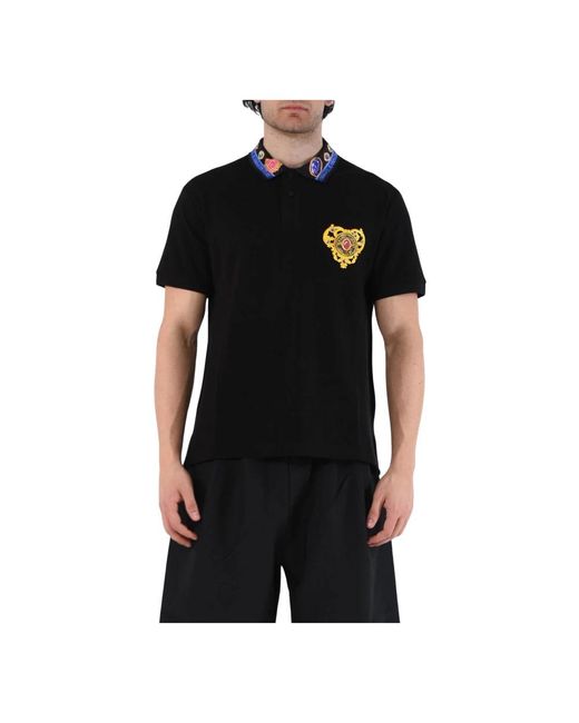 Versace Black Polo Shirts for men