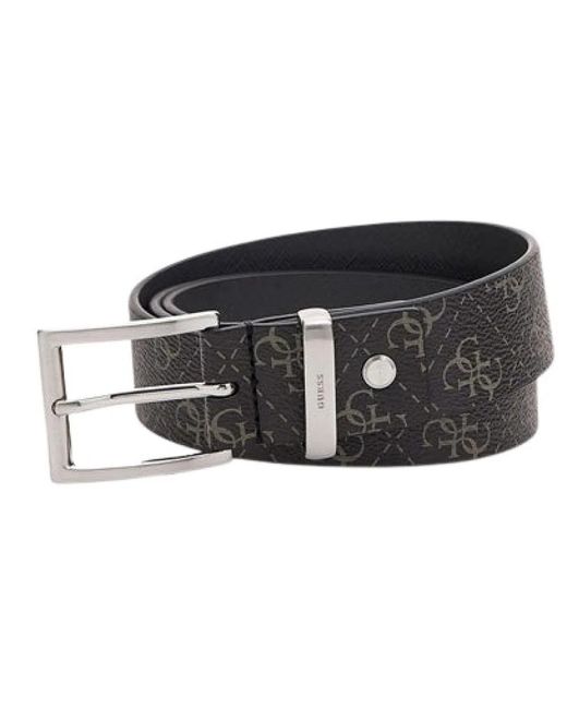 Guess Wendbarer 4G Logo Gürtel in Black für Herren