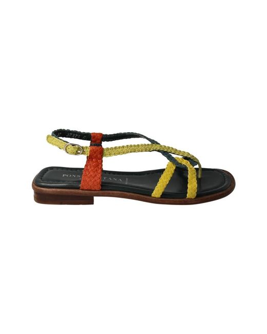 Pons Quintana Multicolor Flat Sandals