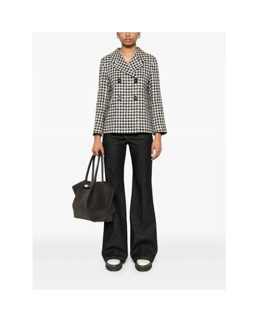 Wide Trousers Brunello Cucinelli en coloris Black