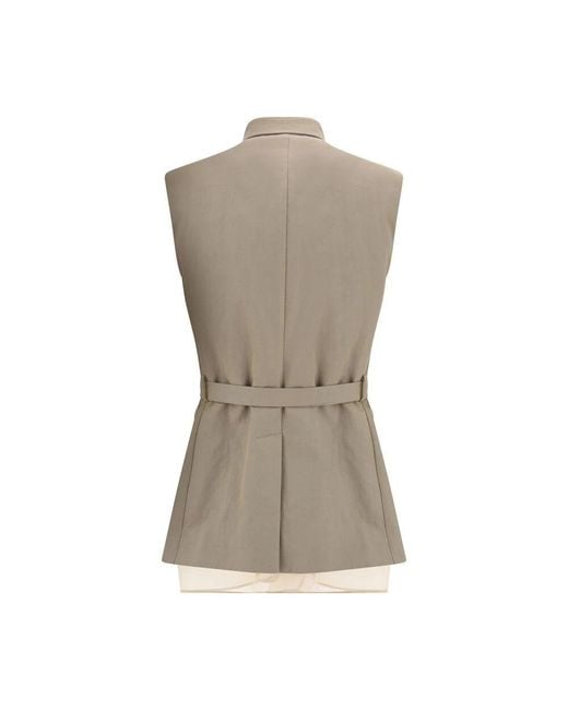 Vests di Brunello Cucinelli in Natural